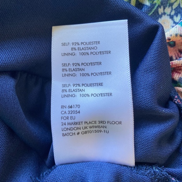 NWOT Urban Outfitters Floral Mesh Crop Top - Picture 6 of 6